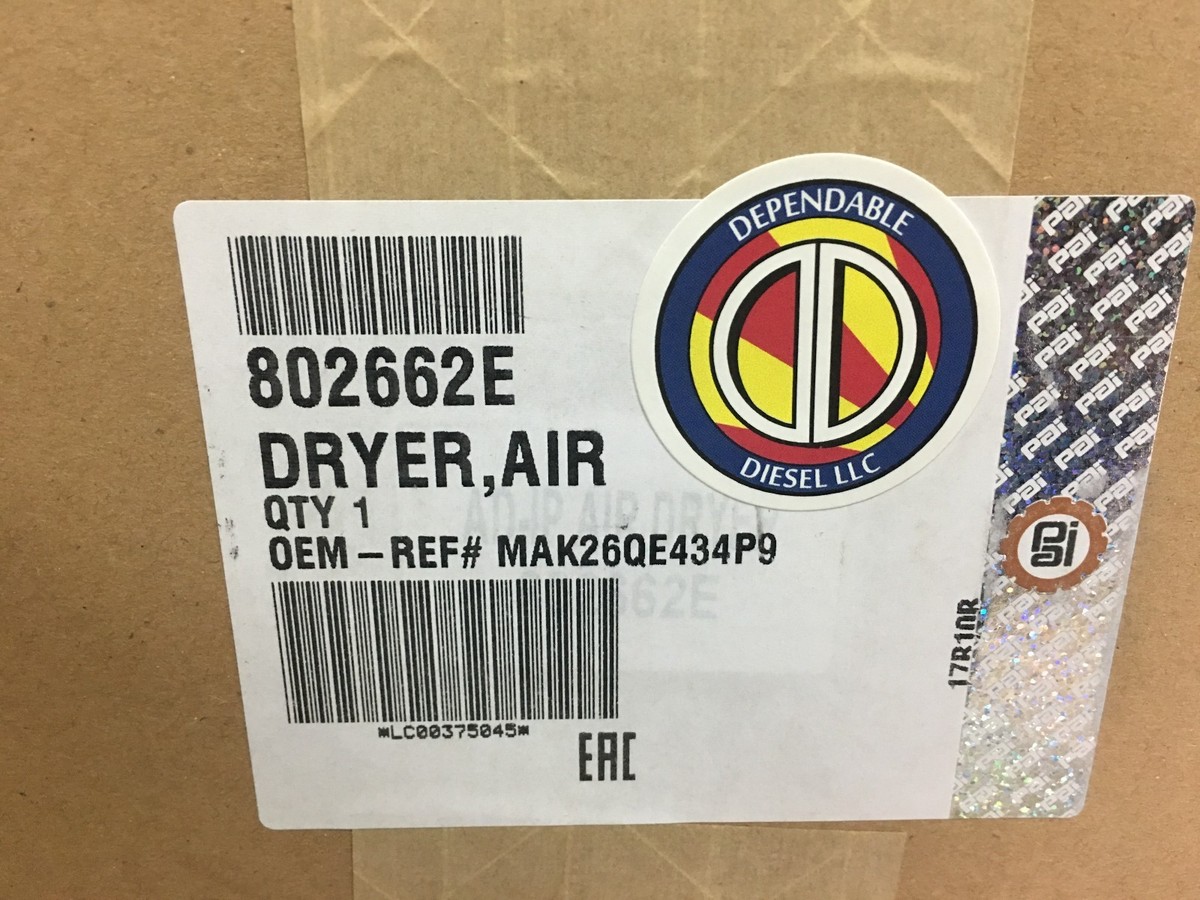 AD-IP Air Dryer PAI # 802662E Ref. # Bendix 065612 065693