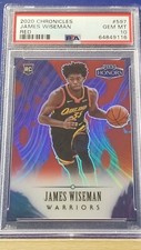 James Wiseman - 2020 Panini Honors Chronicles Red RC  PSA 10  #103/149