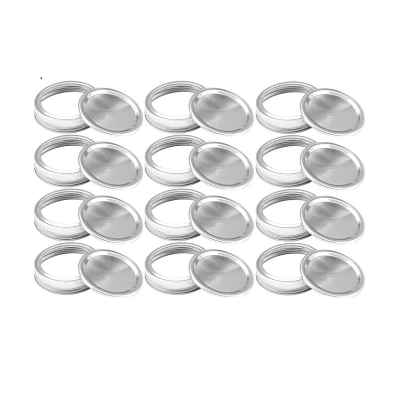 PUR REGULAR Mouth Canning Lids & Bands 12pk Ball Kerr Mason Preserving