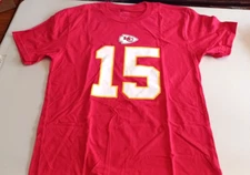 Kansas City Chiefs Mahomes #15 T-Shirt Jersey Youth Size Small NFL Pro Line