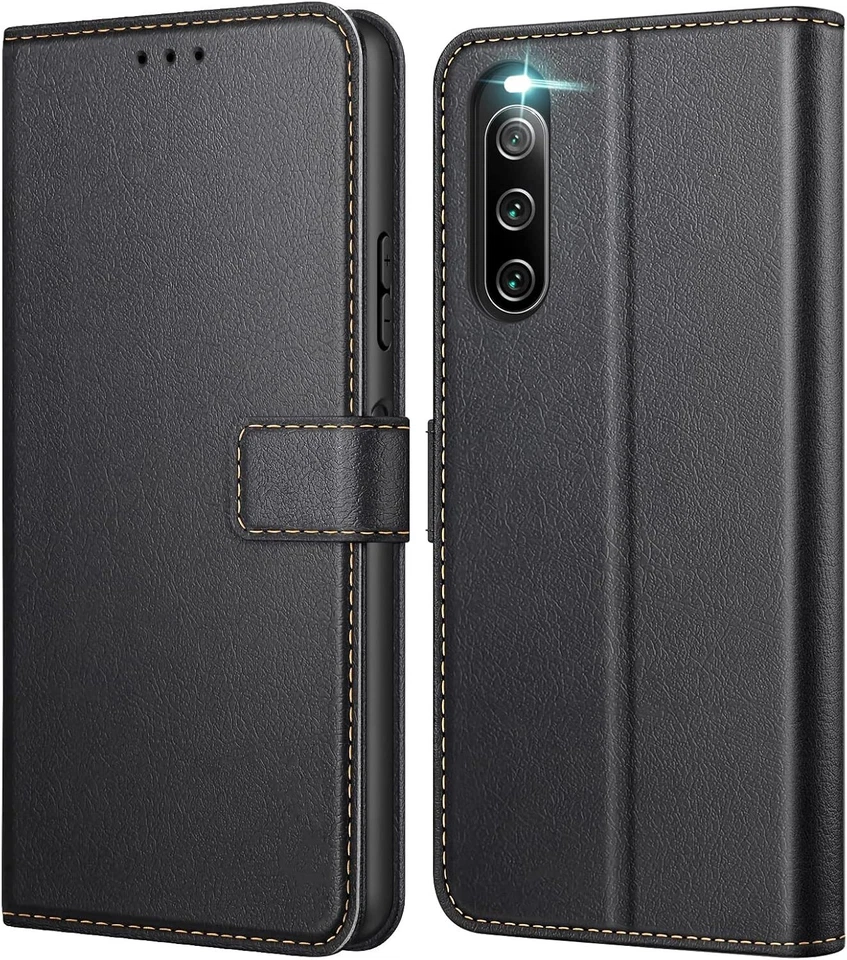 Case For Sony Xperia 1 10 VI IV 5 III L4 XZ XA2 Leather Wallet Flip Phone Cover - Image 2 of 4