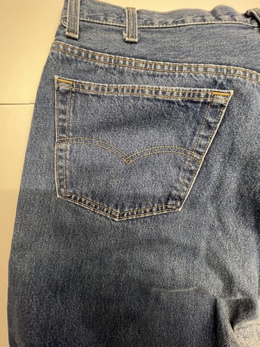 Vintage 90s 501 Levis Faded Stone Wash Made In USA Jeans 40x30 Shrink To Fit - Picture 8 of 16