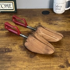 Florsheim Rochester Shoe Tree Co Men 6 Vintage Cedar Wood Travel Red Stretcher