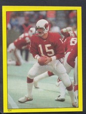 Topps 1982 American Football Sticker No 104 - Neil Lomax, St Louis (T325)