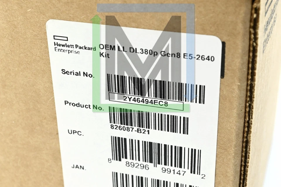 826087-B21 826087 B21 HPE OEM LL DL380p GEN8 E5-2640 6C 2.5GHz KIT - CPU PAIR - Image 2 of 3