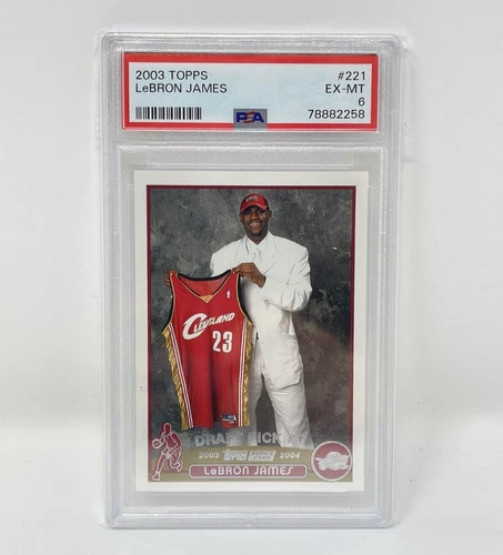 Lebron James 2003 Topps Lebron James #221 Rookie