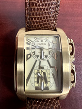 CROTON CN307121 LADIES GOLD TONED DUAL FACE WOMENS WATCH