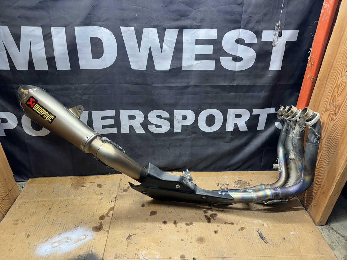 08-10 KAWASAKI NINJA ZX10R ZX10 AKRAPOVIC FULL TITANIUM 08-10 KAWASAKI NINJA ZX10R ZX10 AKRAPOVIC FULL TITANIUM