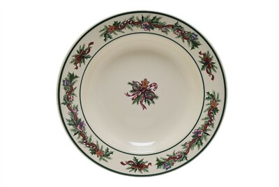 The Cellar O'Tannebaum Christmas 9 3/8'' Soup Bowl Trim Off Edge