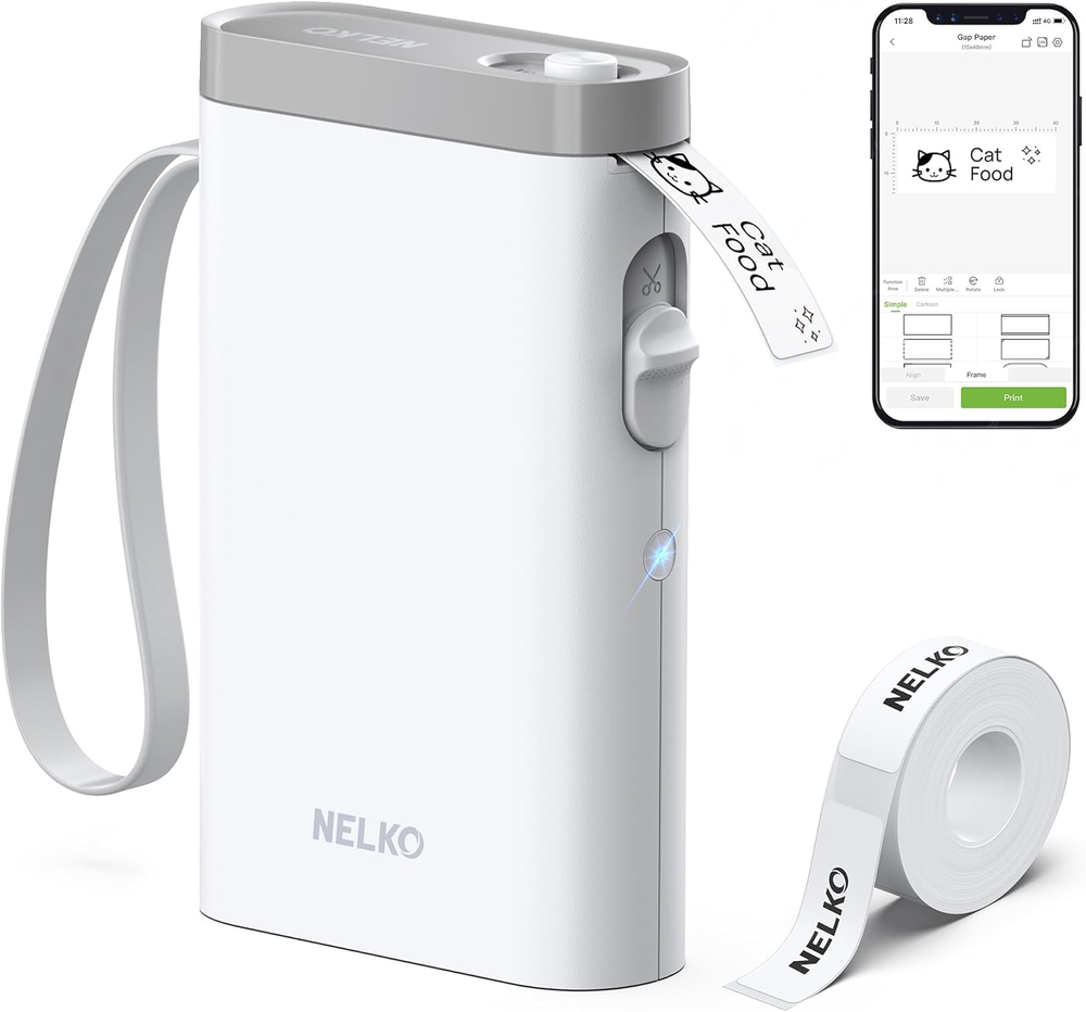 Bluetooth Label Maker P21 with Tape Wireless Mini Portable Label Printer