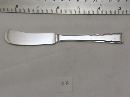 ANTIQUE S.KIRK & SON 925 SOLID STERLING SILVER BUTTER KNIFE SKYLARK PATTERN RARE