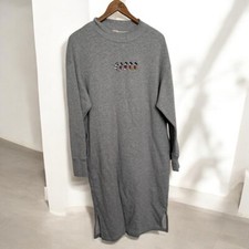 Uniqlo Gray Long Sleeve Mickey Mouse sweater Dress Streetwear Disney L