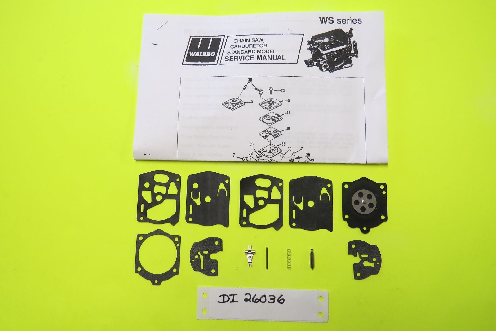 Walbro Carburetor Application Chart