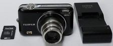 Fujifilm FinePix JZ310 12MP Digital Camera Black Tested READ Screen Issue Bundle