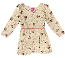 Disney Junior Minnie Mouse Girls Dress 2T Long Sleeve Ruffle Playwear