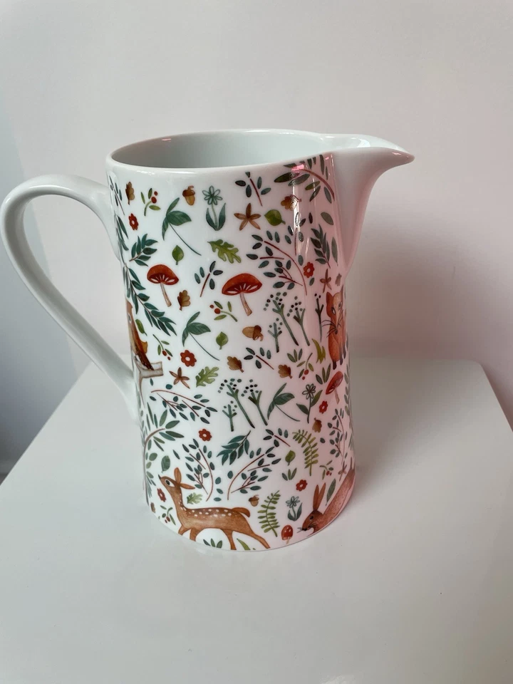 Portmeirion Tree of Life, Deer, Rabbit, Hare, Owl 3 Pint Jug BRAND NEW & RARE - Image 3 of 4