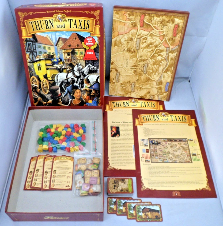Thurn and Taxis - Euro Strategy Board Game (Rio Grande, 2006) English, Complete - Image 4 of 4