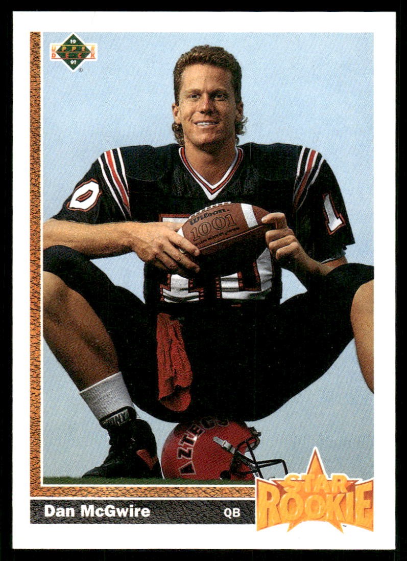 1991 Upper Deck Dan McGwire Rookie