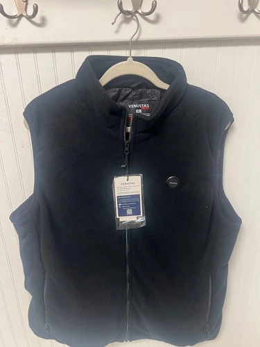 Venustas Heated Fleece Vest Mens XL With Battery Pack - product listing photo