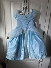 Disney Princess Cinderella Signature Collection Sparkle Costume Dress Girls 7-8