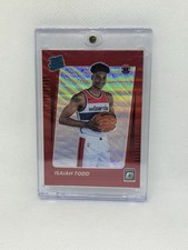 2021-22 Donruss Optic ISAIAH TODD Rated Rookie Red Wave  #187