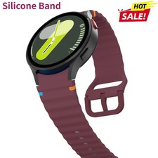 Silicone Watch Strap For Samsung Galaxy Watch 7/6/5/4/FE 40/44/47mm Sport Band
