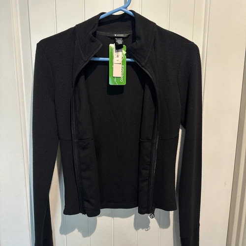 UNDERCOVER NUOVO set felpa Victoria Secret On Point Sport nera con cappuccio pista vedi dettagli