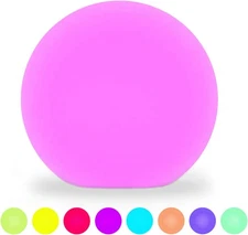 LED Light Up Night Light Garden Party Ball Shape Lighting Home Décor 8 Inch