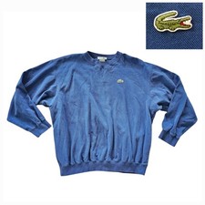 Vintage Lacoste chemise blue Textured sweater pullover Size 7