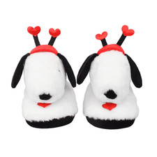 Peanuts Snoopy Kids Slippers Size 13/1  2/3  Cozy Indoor House Shoes