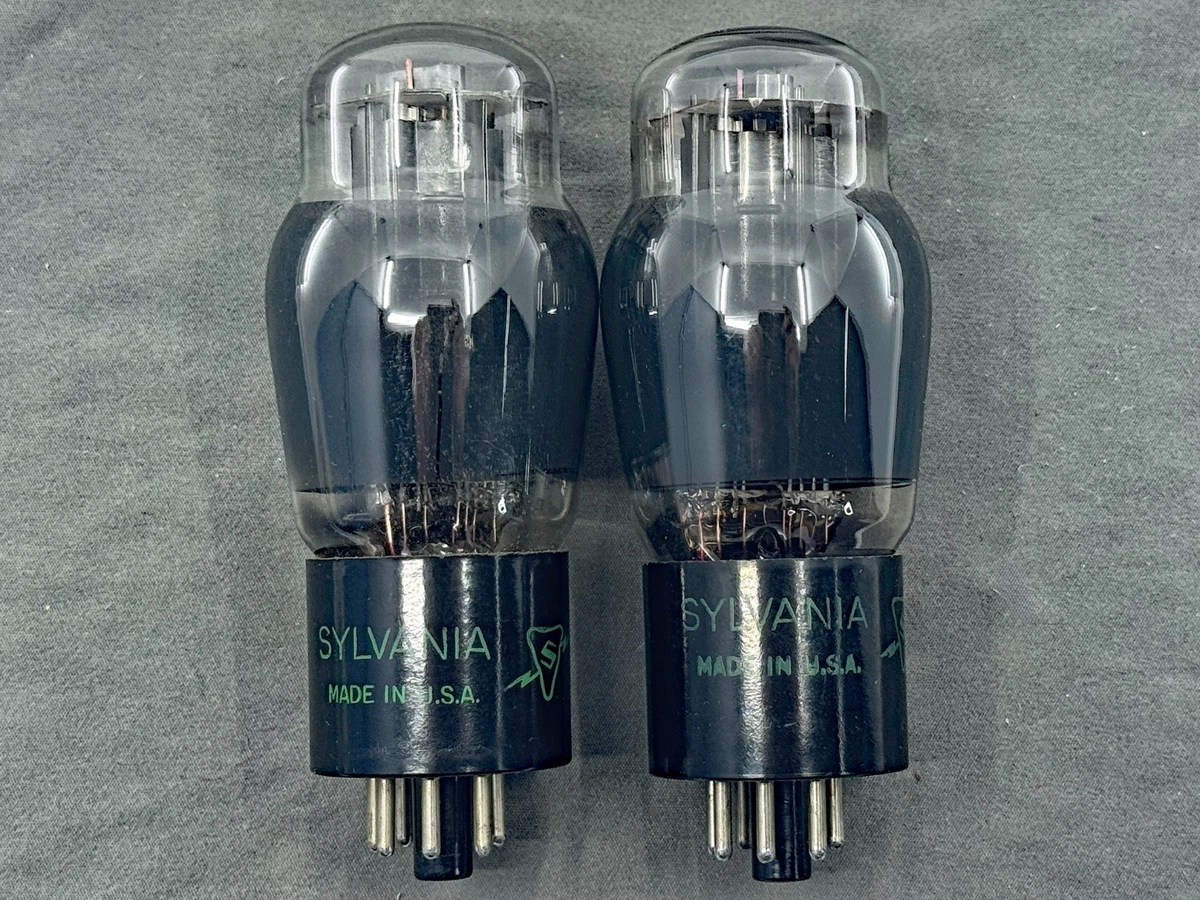 真空管 6L6WGB SYLVANIA マッチ品2本 JAN-Sylvania 6L6WGB Vacuum Power Tubes - thetubestore.com