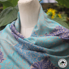 Cashmere Scarf "Swotantra" - Handwoven Wrap, Breezy Scarf, Unique Piece