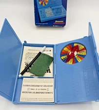 Vintage 1988 Wheel of Fortune Travel Game Pressman Games-To-Go Complete