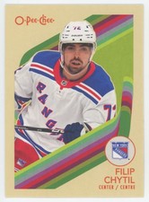 2023-24 O-Pee-Chee retro blank back filip chytil New York Rangers