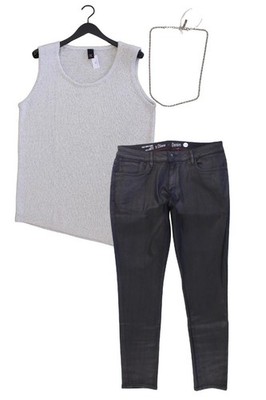 Damenmode Outfit Größe XL mit Best Connections Trägertop in Gr. 46 und Halskette