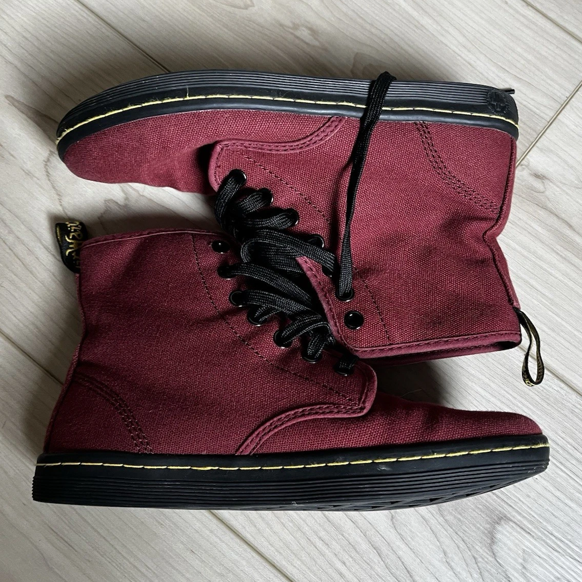 Dr. Martens バーガンディ ハイカットブーツ Dr. Martens Red Boots for Women for sale | eBay