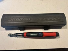 Snap-on Tool 14 Drive Techwrench Digital Torque Wrench 24-240 In.lb. Wcase Snap-on Tool 14 Drive Techwrench Digital Torque Wrench 24-240 In.lb. Wcase