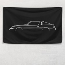 Starion Turbo Gsr-iii 1982-1983 Flag 3x5 Ft Banner Car Silhouette Garage Gift Starion Turbo Gsr-iii 1982-1983 Flag 3x5 Ft Banner Car Silhouette Garage Gift