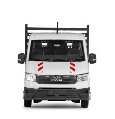 CONRAD, MAN TGE 4x2 ribaltabile bianco, 1/50, CON1616/02 - Immagine 3 di 4