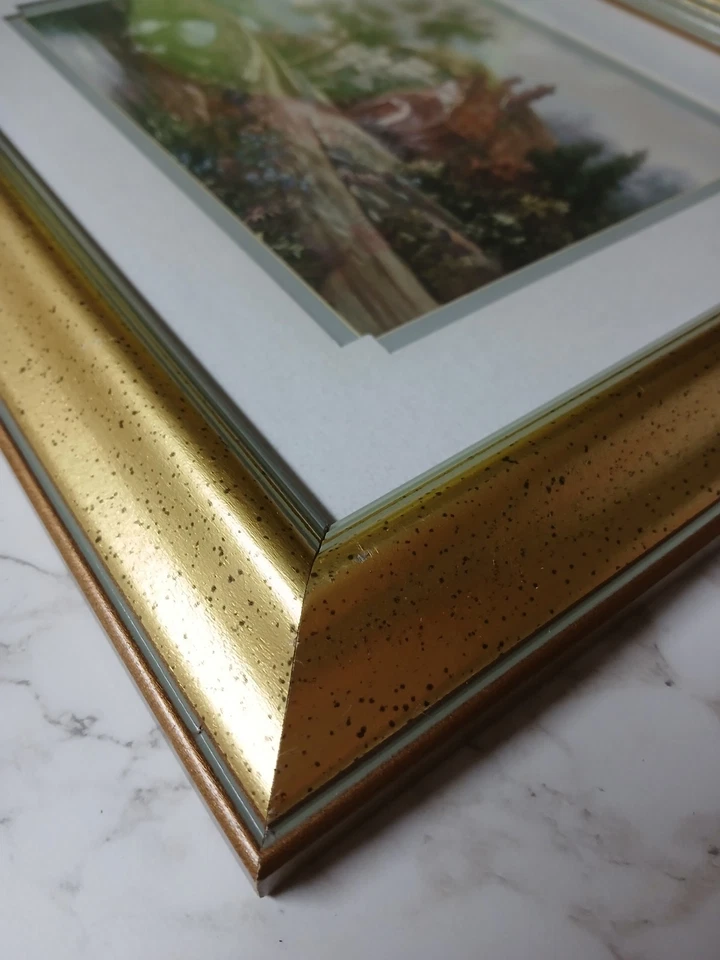 Carl Valente принт английский коттедж лебеди двойной матовый в рамке 12 X 10 - Изображение 4 из 4