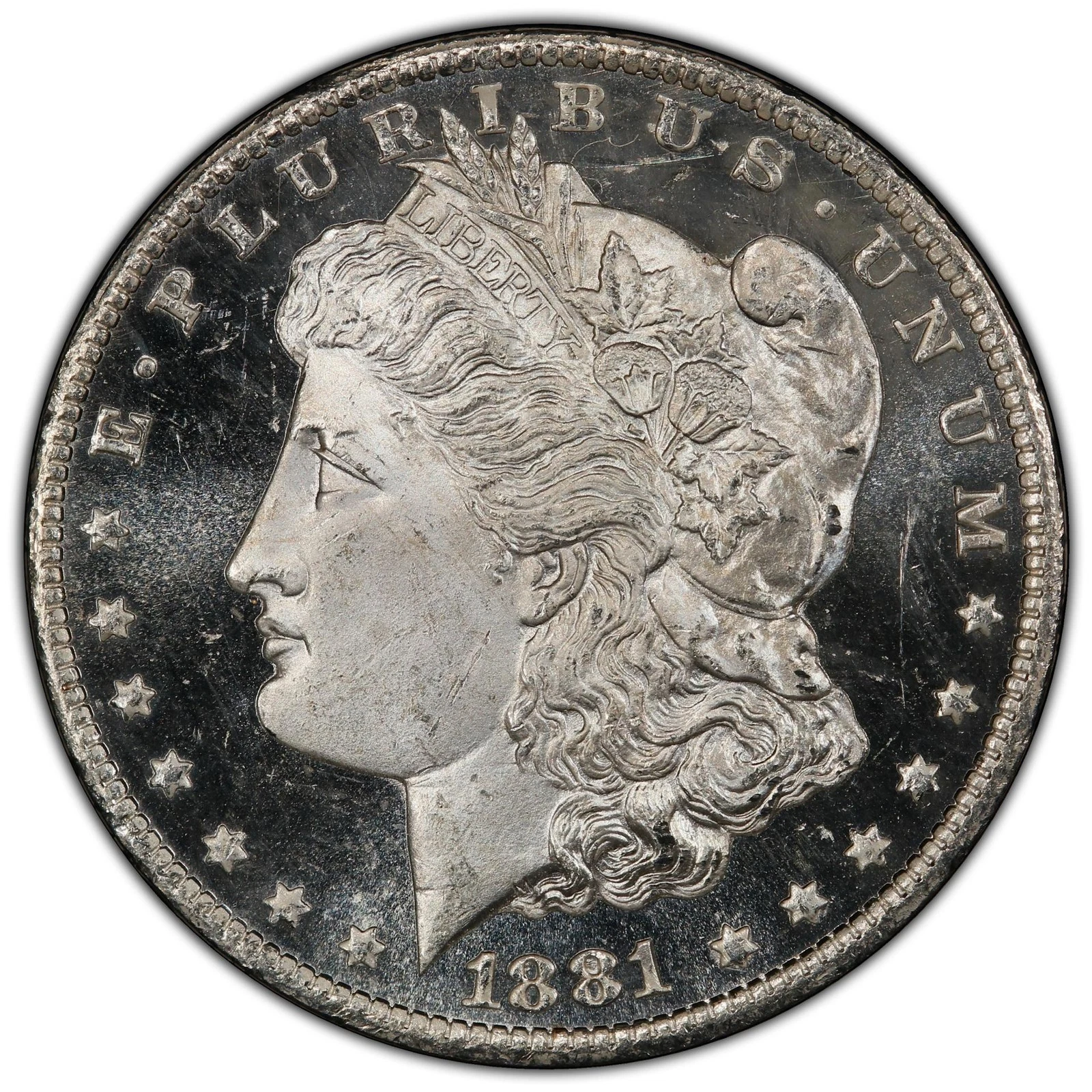 1881-CC $1 Morgan Dollar PCGS MS65+DMPL (CAC)