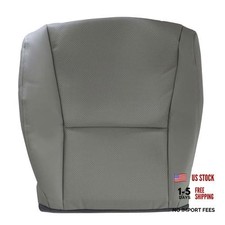 Driver Side Bottom Replacement Microfiber Leather Seat Cover Compatible Gray