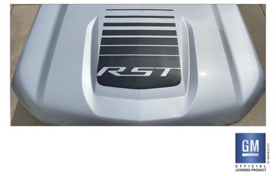 Chevy Silverado Matte Black RST Fade Hood Decal Graphic 2019-2026 GM Licensed
