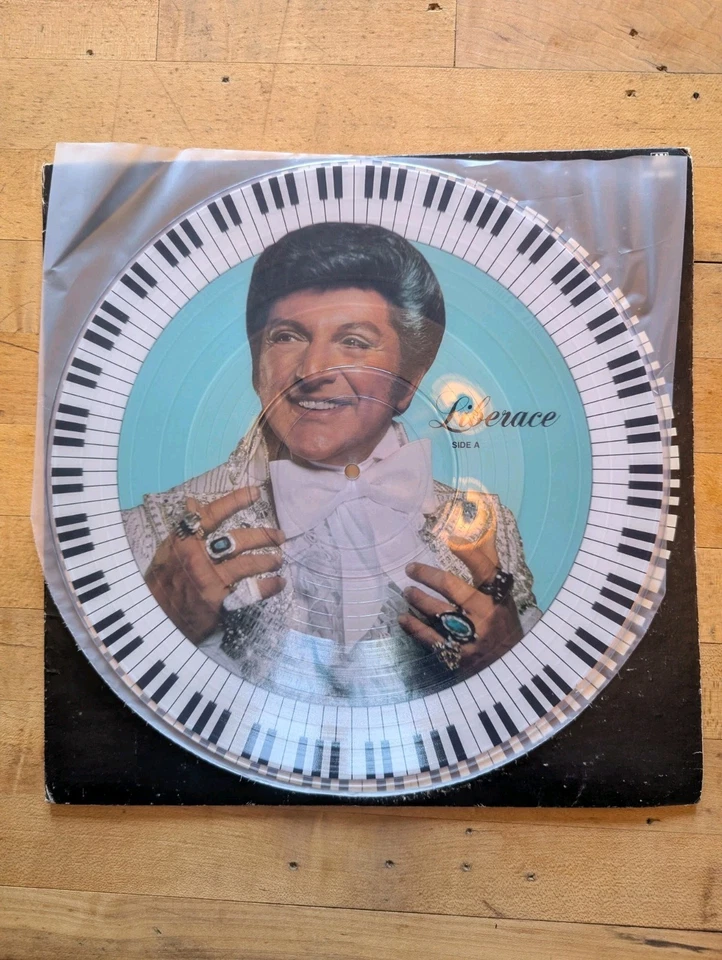 NM Rare Liberace – Liberace (Picture Disk) LP AVI Records FREE SHIP - Image 4 of 4
