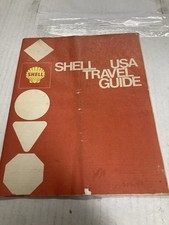 SHELL ROAD MAP TRAVEL GUIDE UNITED STATES  Rare 1971 31 PAGES FOLD IN CENTER