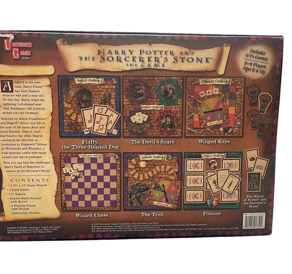 Harry Potter and the Sorcerer's Stone Mystery At Hogwarts Board Game - Image 2 of 4