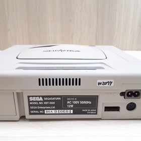 Sega Saturn Console bundle with 6 Games 1 Controller & Cables Japanese White