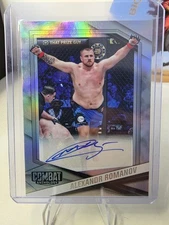 2025 Combat Anthology Alexandr Romanov #84 Silver Auto 