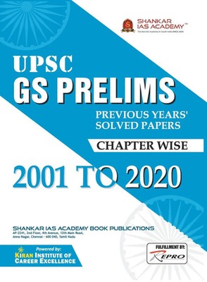 Unknown | UPSC GS Prelims Previous years solved paper chapter wise 2001 to 2020
