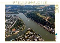 Calvendo Puzzle The German Corner Near Koblenz | 1000 Pieces, Finished Size 25.2